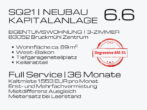 SQ21.M06.6 - SQ21 NEUBAU | Kapitalanlage – Bruckmühl Zentrum, 3-Zimmer OG, Balkon, Tiefgarage, Aufzug, Keller