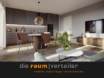 Visualisierung - SQ21 NEUBAU | Kapitalanlage – Bruckmühl Zentrum, 3-Zimmer OG, Balkon, Tiefgarage, Aufzug, Keller