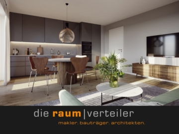 SQ21 NEUBAU | Kapitalanlage – Bruckmühl Zentrum, 3-Zimmer OG, Balkon, Tiefgarage, Aufzug, Keller, 83052 Bruckmühl, Etagenwohnung