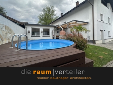 Neuwertige Doppelhaushälfte in Bad Aibling, ca. 115 m² Wohnfläche + 15 qm Nfl. und 286 qm Grundst., 83043 Bad Aibling, Doppelhaushälfte