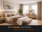 Visualisierung - SQ21 NEUBAU | Kapitalanlage – Bruckmühl Zentrum, 2-Zimmer EG, Terrasse, Tiefgarage, Aufzug, Keller